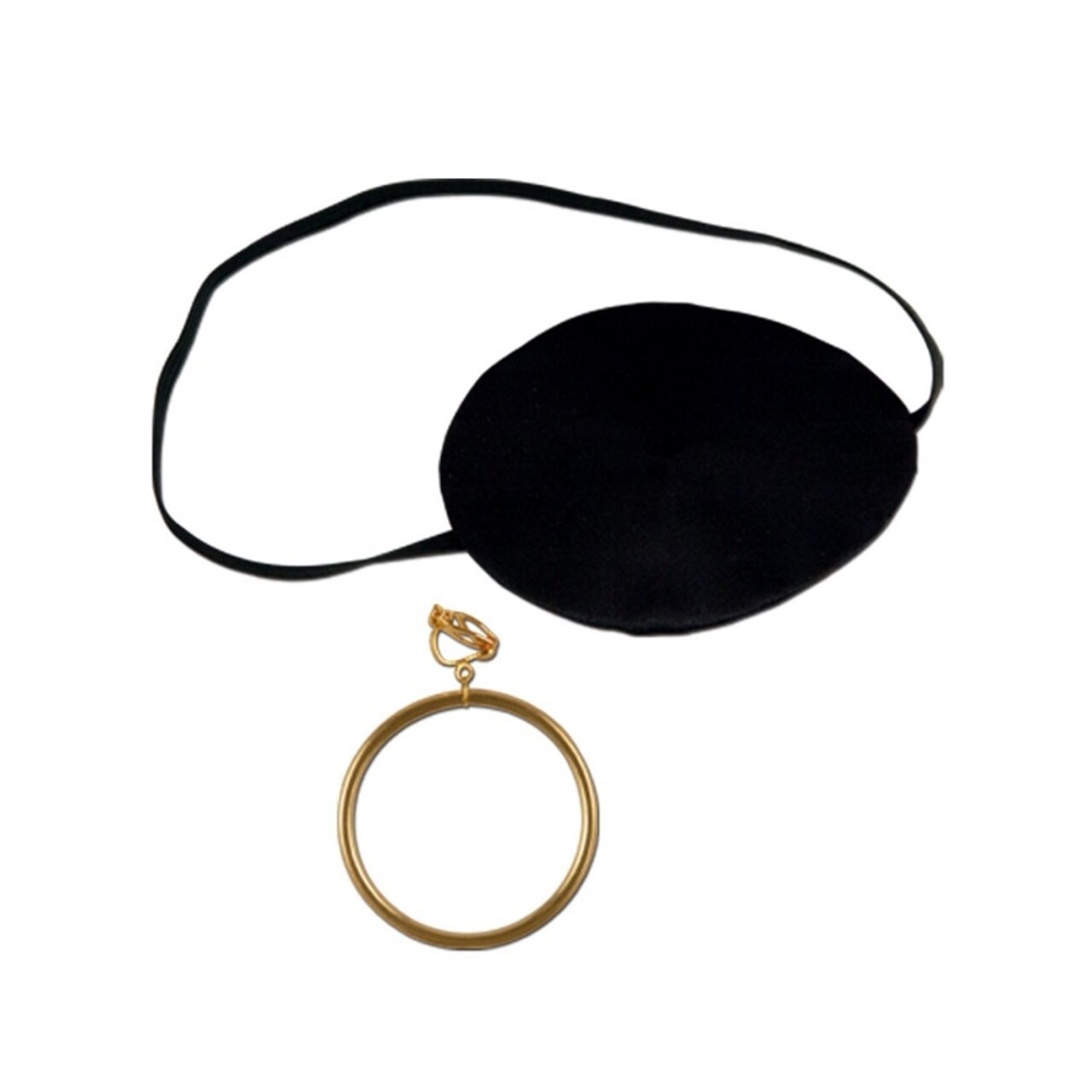Party Central Club Pack of 12 Pirate Eye Patch and Earring Halloween Costume Accessories 3"